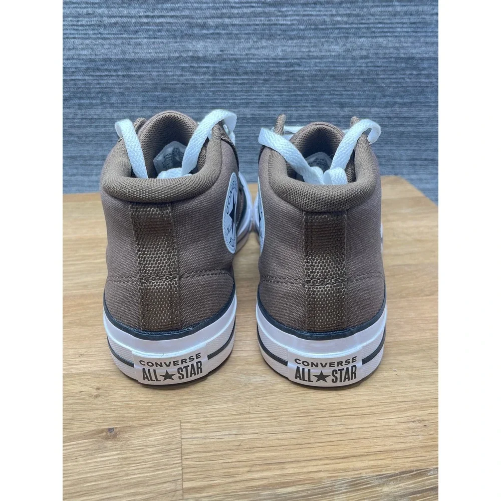 Converse CTAS Malden Street Mid Shoes Men 8.5 Brown White Sneakers A13212F NEW - Picture 6 of 12